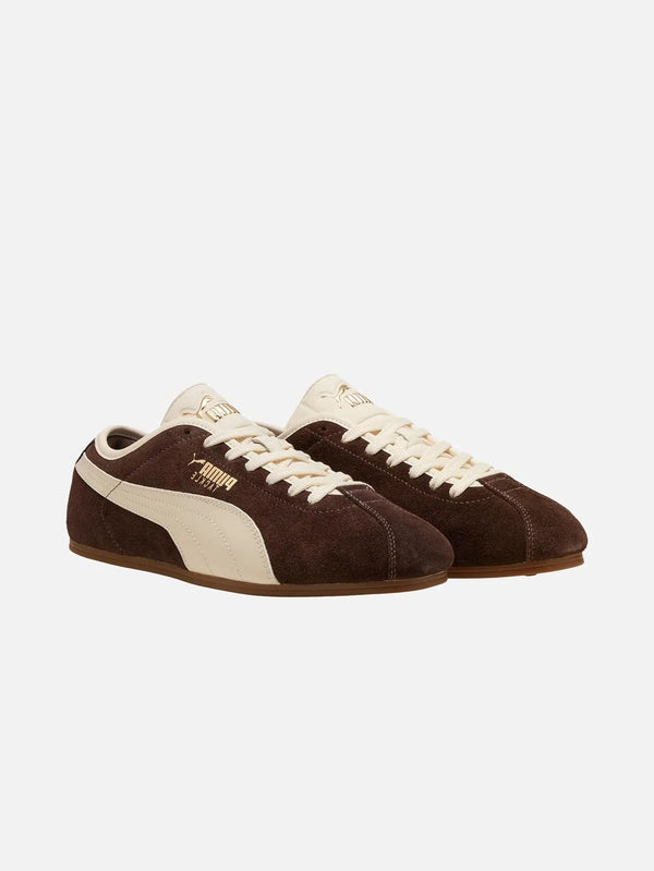 PUMA Tackle Chocolate/Alpine Snow/Gum – kahverengi, çift ayakkabı, yarı yan görünüm