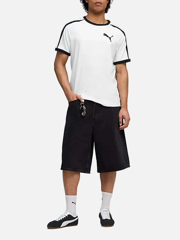 PUMA Tackle – Black/White/Gum, ayaklarda görünüm