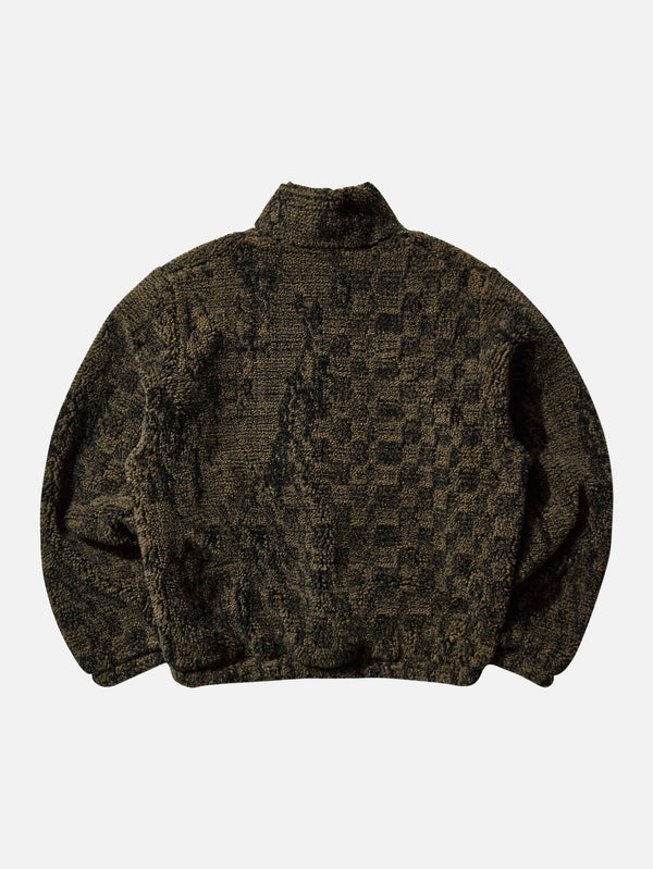 Ewe Furry Jacket - Olive