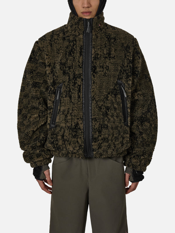 Ewe Furry Jacket - Olive