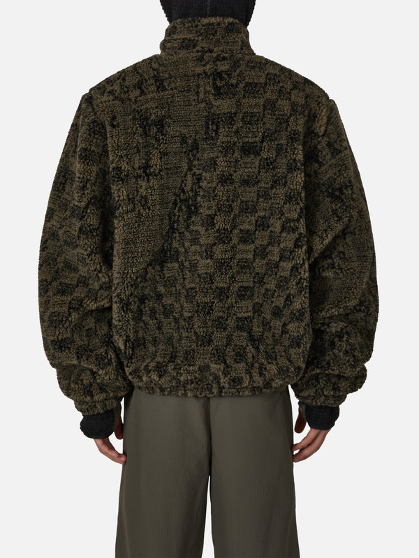 Ewe Furry Jacket - Olive