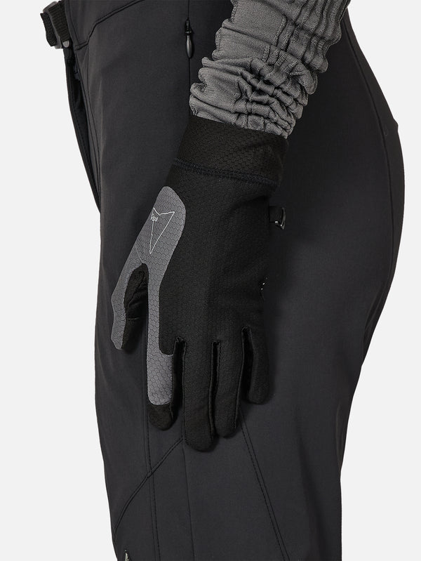 Andie Base Layer Gloves - Black Grey