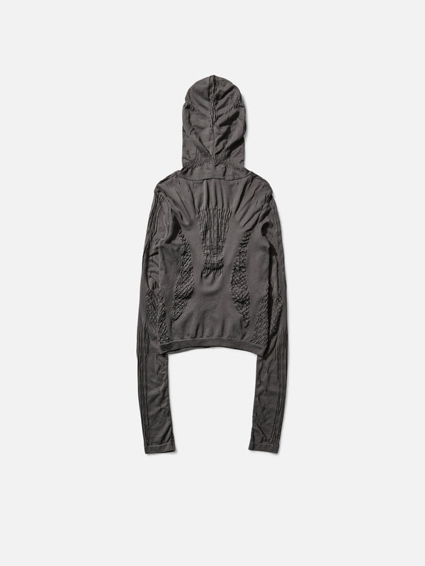 Aune Dryarn Seamless Knit Top - Grey