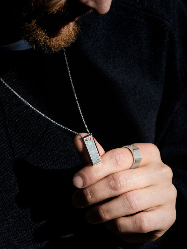 ALEYNACEBECIJEWELRY, Rectangle Diamond Necklace, KOLYE, shopi go'da!