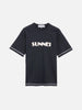 Classics T-Shirt Big Logo Boucle - Blu Sunnei/Off White