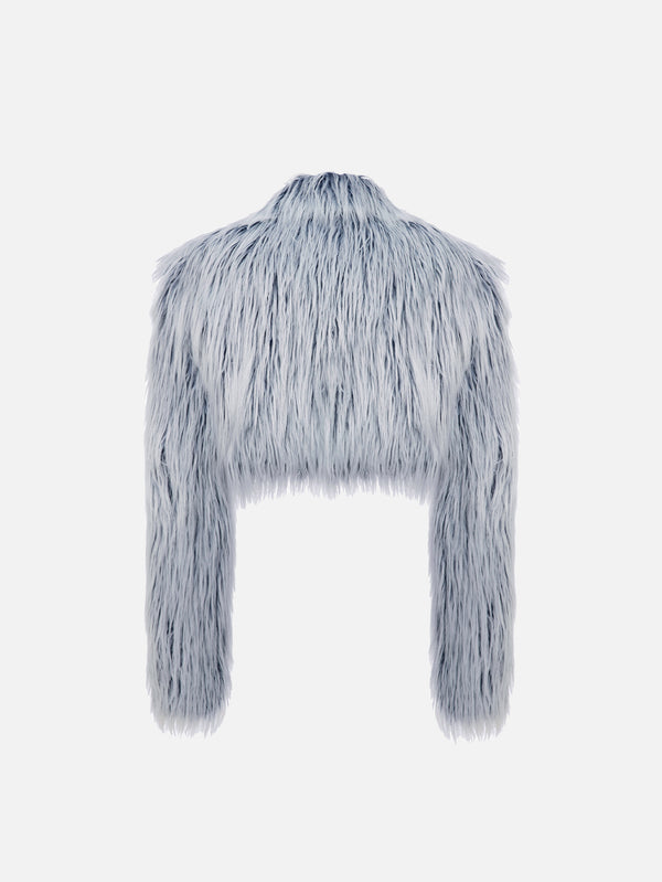 Rare Fur Jacket - Ice Blue