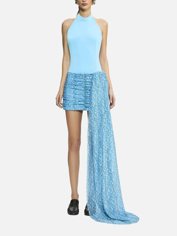 MI MAGIC LOVE Rua Light Blue Dress – Light Blue, önden görünüm