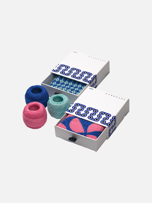 OHM HANDMADE, Circus Dantel Örtü - Saks Pembe, DANTEL ÖRTÜ, shopi go'da!