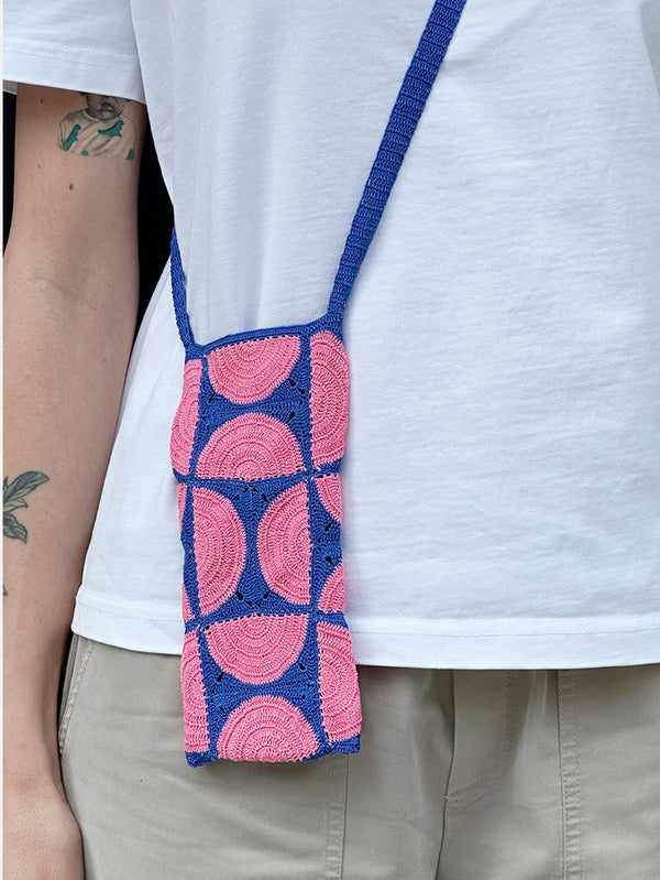 OHM HANDMADE, Circus Telefon Çantası - Saks Pembe, TELEFON ÇANTASI, shopi go'da!