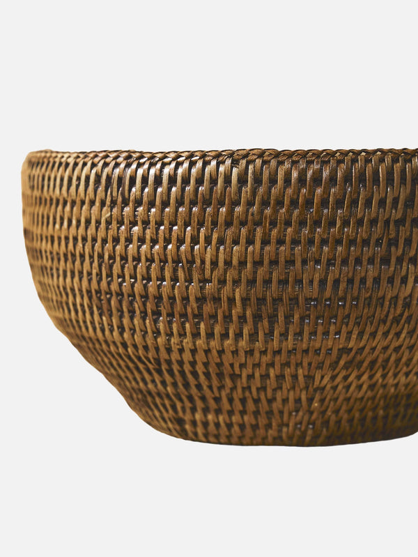 KING ZOO, Large Rattan Salad Bowl, KASE, shopi go'da!