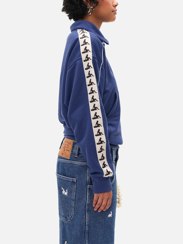 CARNE BOLLENTE, Sweat it Out - Navy, SWEATSHIRT, shopi go'da!