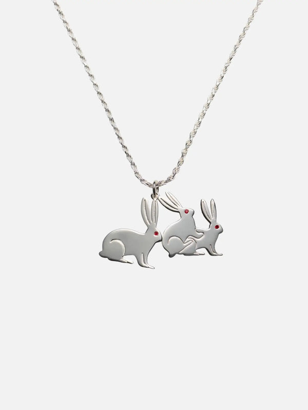CARNE BOLLENTE Blingy Bunny - Silver - Kategorize edilmemiş KOLYE