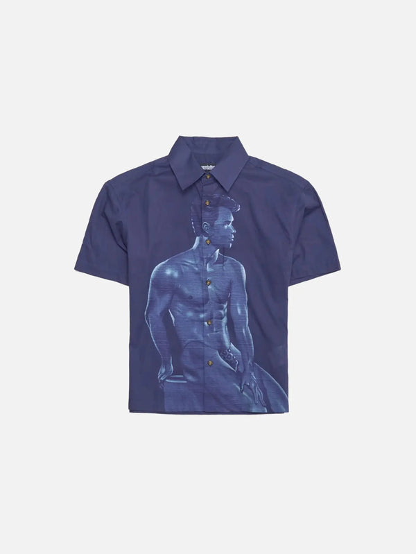 CARNE BOLLENTE In Blue - Allover - Kategorize edilmemiş GÖMLEK