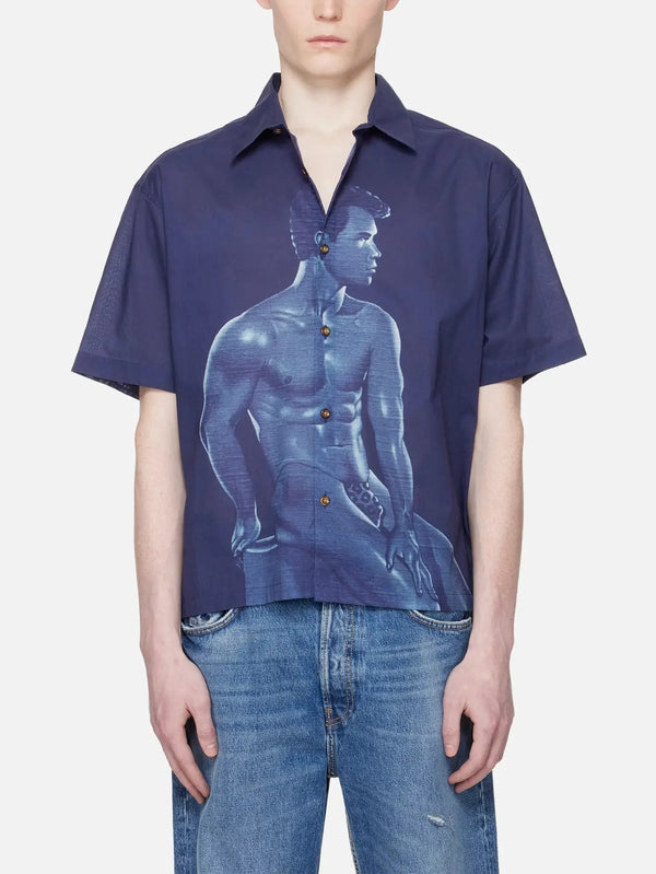 CARNE BOLLENTE In Blue - Allover - Kategorize edilmemiş GÖMLEK