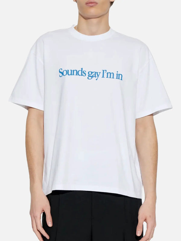 CARNE BOLLENTE Simply Sounds Gay - White - Kategorize edilmemiş T-SHIRT