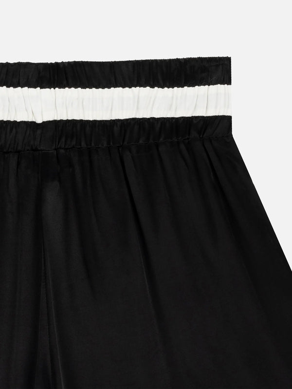 SOON TO BE ANNOUNCED, STBA Black Satin Boxing Shorts, ŞORT, shopi go'da!