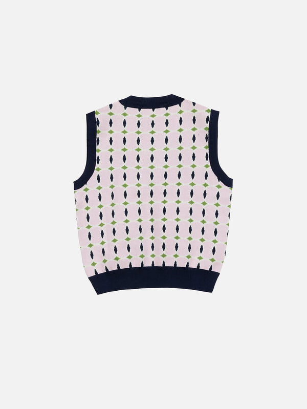 SOON TO BE ANNOUNCED, STBA Tennis Academy Pink Green Sweater, SÜVETER, shopi go'da!