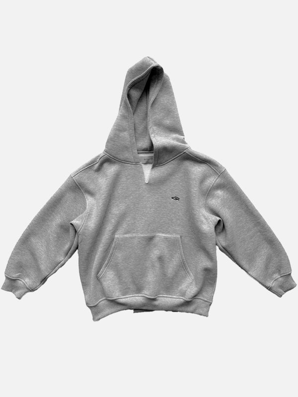QUITEOFTEN, Shrunken Hoodie - Gray, SWEATSHIRT, shopi go'da!