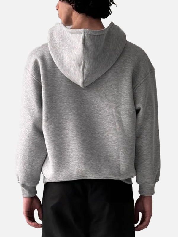 QUITEOFTEN, Shrunken Hoodie - Gray, SWEATSHIRT, shopi go'da!