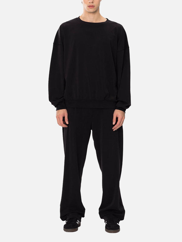 SOON TO BE ANNOUNCED, Silky and Smooth Sweatshirt - Black, SWEATSHIRT, shopi go'da!