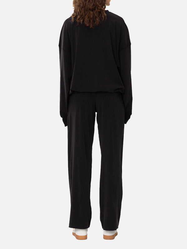 SOON TO BE ANNOUNCED, Silky and Smooth Sweatshirt - Black, SWEATSHIRT, shopi go'da!
