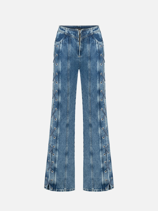 Sol Denim Pants - Blue