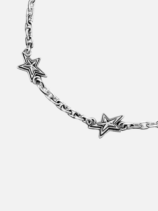 Star Chain Bracelet - Silver