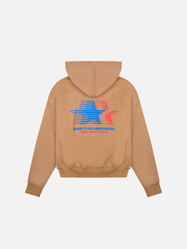 SOON TO BE ANNOUNCED, Starlit Zip Hoodie - Beige, SWEATSHIRT, shopi go'da!