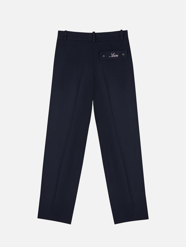 SOON TO BE ANNOUNCED, Switch Pockets Trousers - Navy, PANTOLON, shopi go'da!