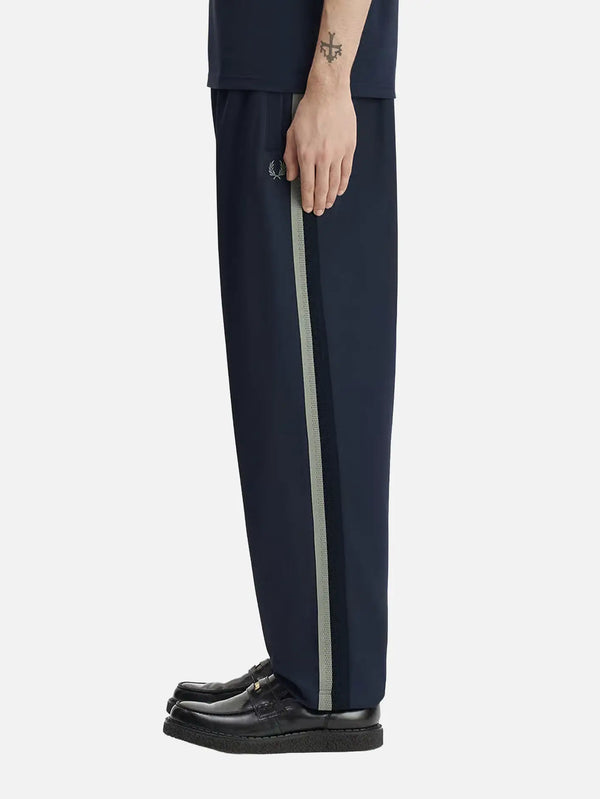 shopi go Two Tone Mesh Tape Track Pant - Navy – Navy, yandan görünüm