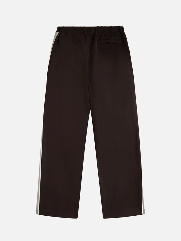 FRED PERRY Tennis Net Tape Track Pant – Rich Brown, arka görünüm