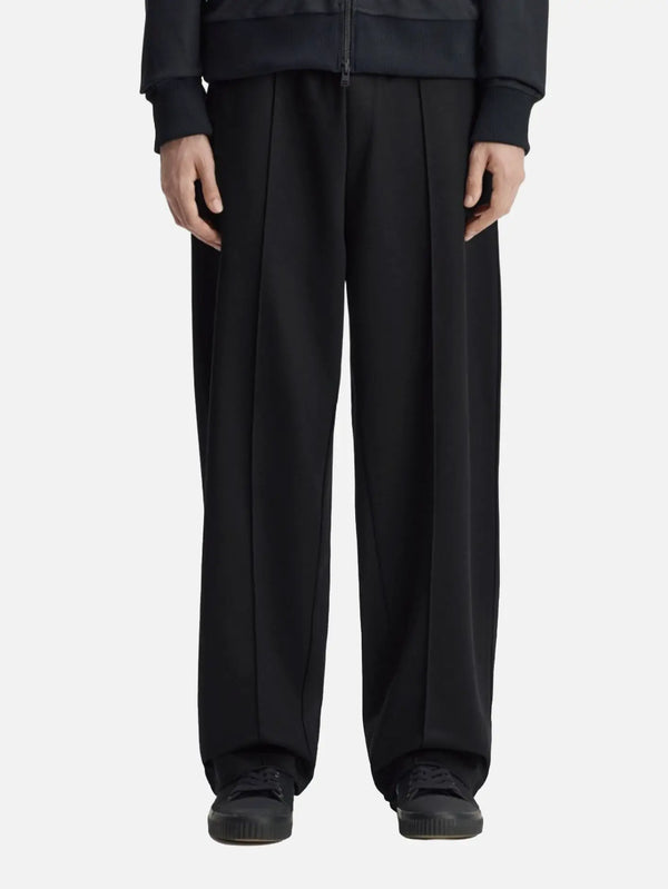 FRED PERRY Knitted Tape Track Pant – siyah, önden görünüm