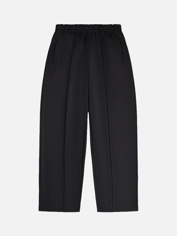 FRED PERRY Knitted Tape Track Pant – siyah, önden görünüm