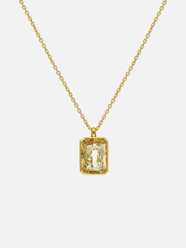 RAFAEL INDIANA The Golden Goddess Necklace – altın, önden görünüm