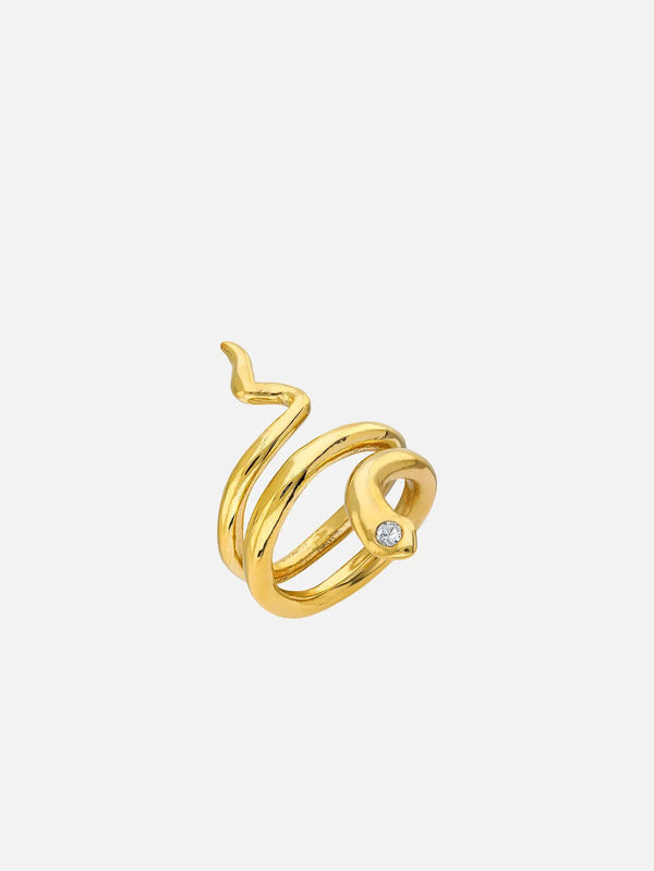 RAFAEL INDIANA The Serpent Ring – altın, yakından çekim