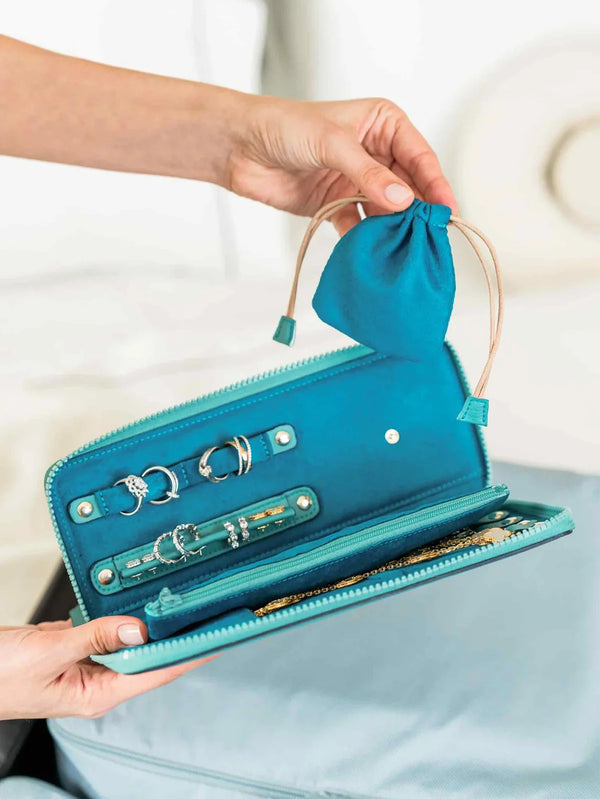 PACK'N TRAVEL, Takı Cüzdanı - Turkuaz, TAKI KUTUSU, shopi go'da!