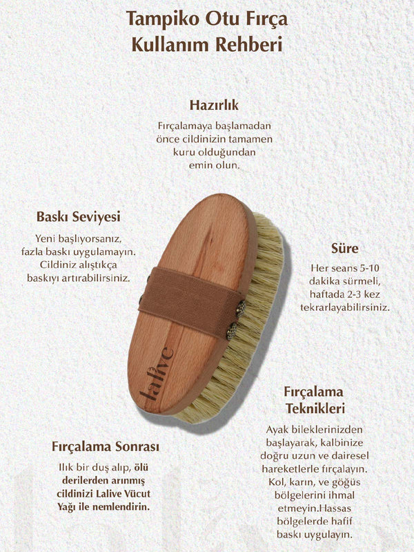 LALIVE, Tampiko Otu Selülit Fırçası, FIRÇA, shopi go'da!