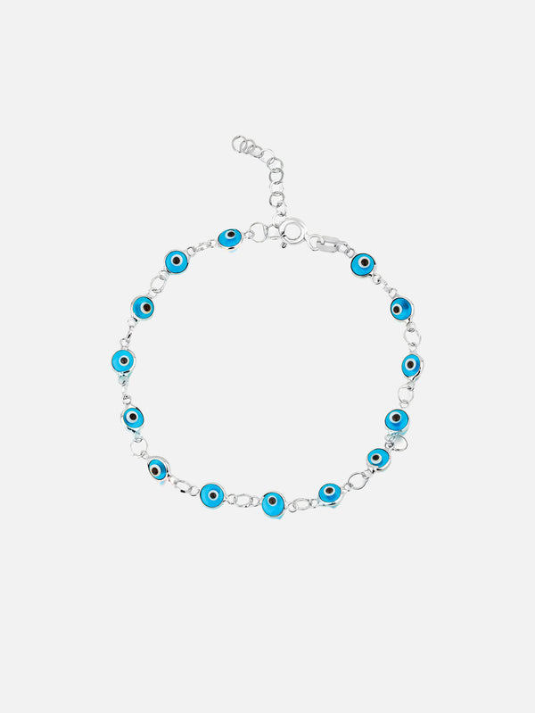 ECE LONDON, The Nazar IV Bracelet - Silver, BİLEKLİK, shopi go'da!