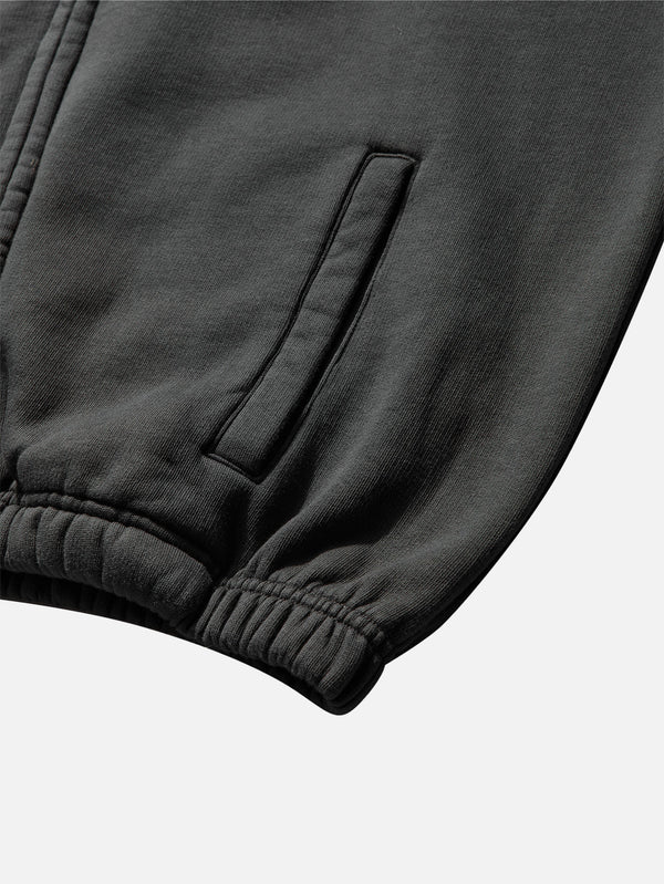 Fur Masked Hoodie - Dark Grey