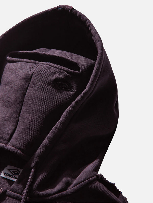 Spycam Masked Zip Hoodie - Dark Purple