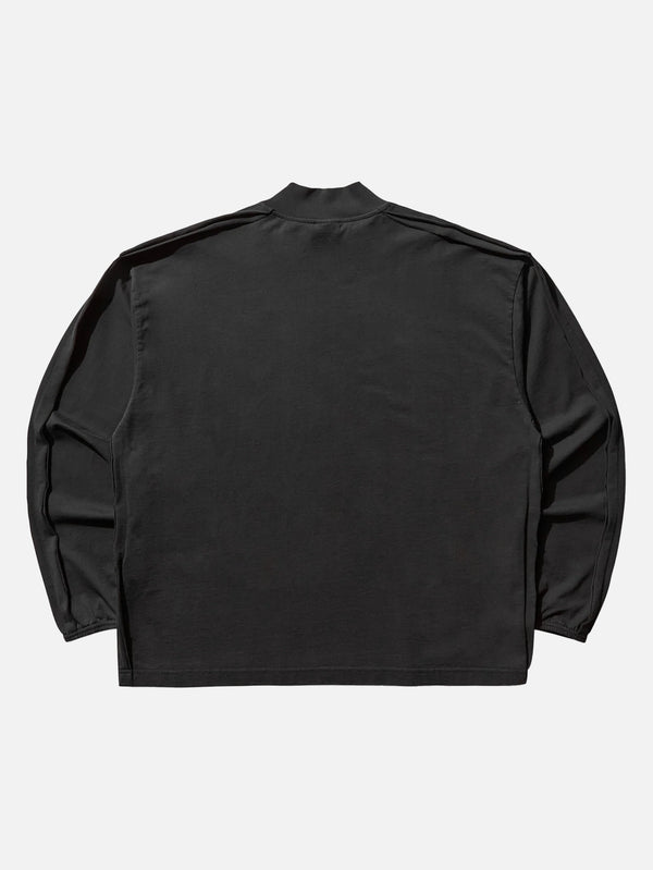 Acuto Mock Long Sleeve - Washed Black