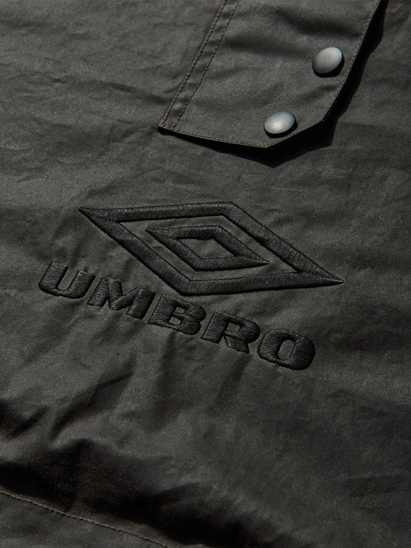 Smock Waxed Anorak - Dark Olive