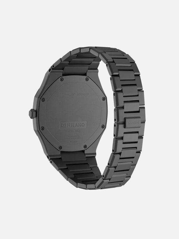 D1 MILANO, Antracite Ultra Thin Bracelet 40 mm, KOL SAATİ, shopi go'da!