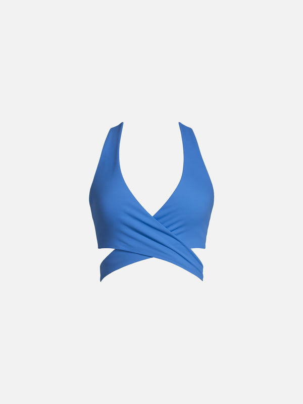YORSTRULY, Vest Bra Top - Espresso Martini (Inside Electric Blue), BRALETTE, shopi go'da!