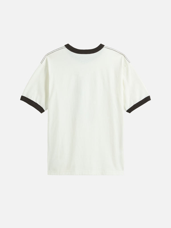 VANS, Skate Mike G Snake Flame Ringer - Marshmallow, T-SHIRT, shopi go'da!