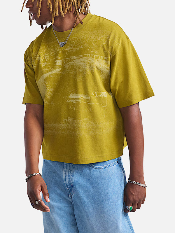 VANS, Skate Atiba Haze Hillz Bomb Short SS Tee - Burnt Gold, T-SHIRT, shopi go'da!