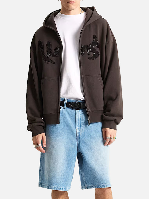 VANS, Raw Instinct FZ Hoodie - Faded Black, HIRKA, shopi go'da!