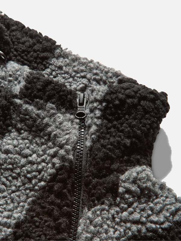 VANS, Slam Jam A.O.D. Relief Check Fleece - Smoked Pearl, SWEATSHIRT, shopi go'da!