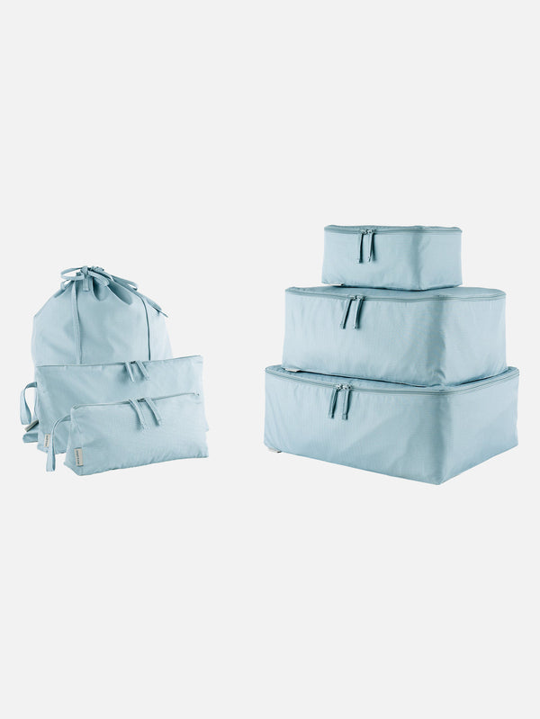 PACK'N TRAVEL, Tam Yolculuk Seti - Turkuaz, VALİZ DÜZENLEYİCİ SET, shopi go'da!