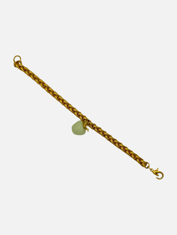 NES VINTAGE, Vintage Altın Kaplama Quartz Renkli Elma Charm’lı Bilezik, BİLEKLİK, shopi go'da!